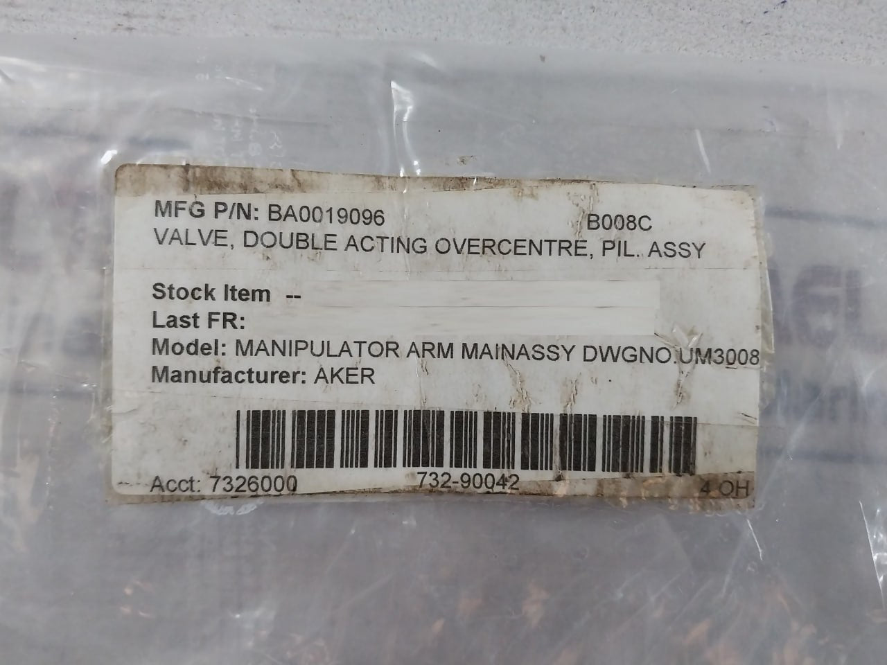 Oil Control 05422510043500a Double Acting Overcentre Valve