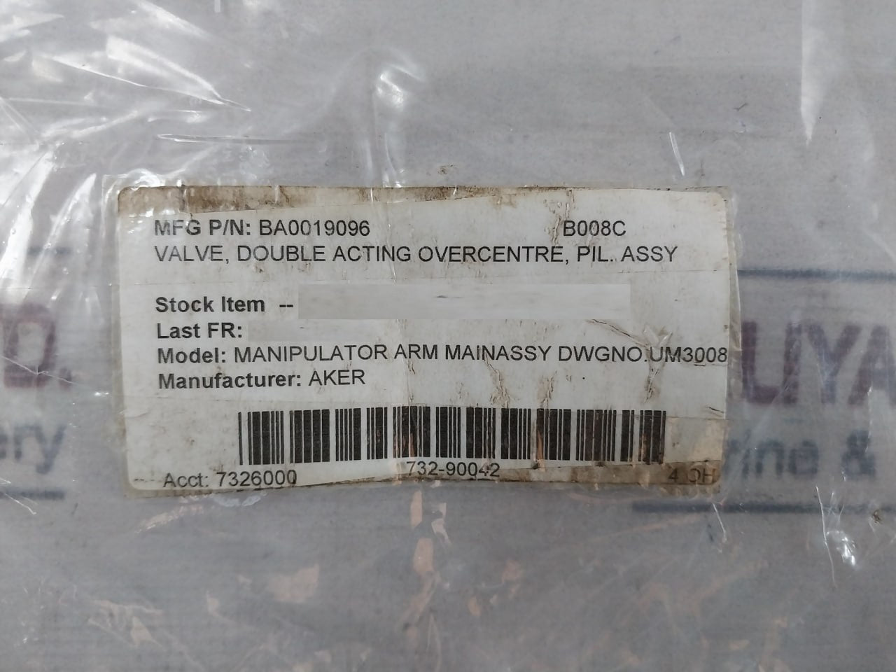 Oil Control 05422510043500a Double Acting Overcentre Valve
