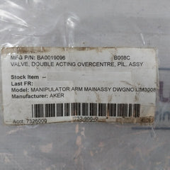 Oil Control 05422510043500a Double Acting Overcentre Valve