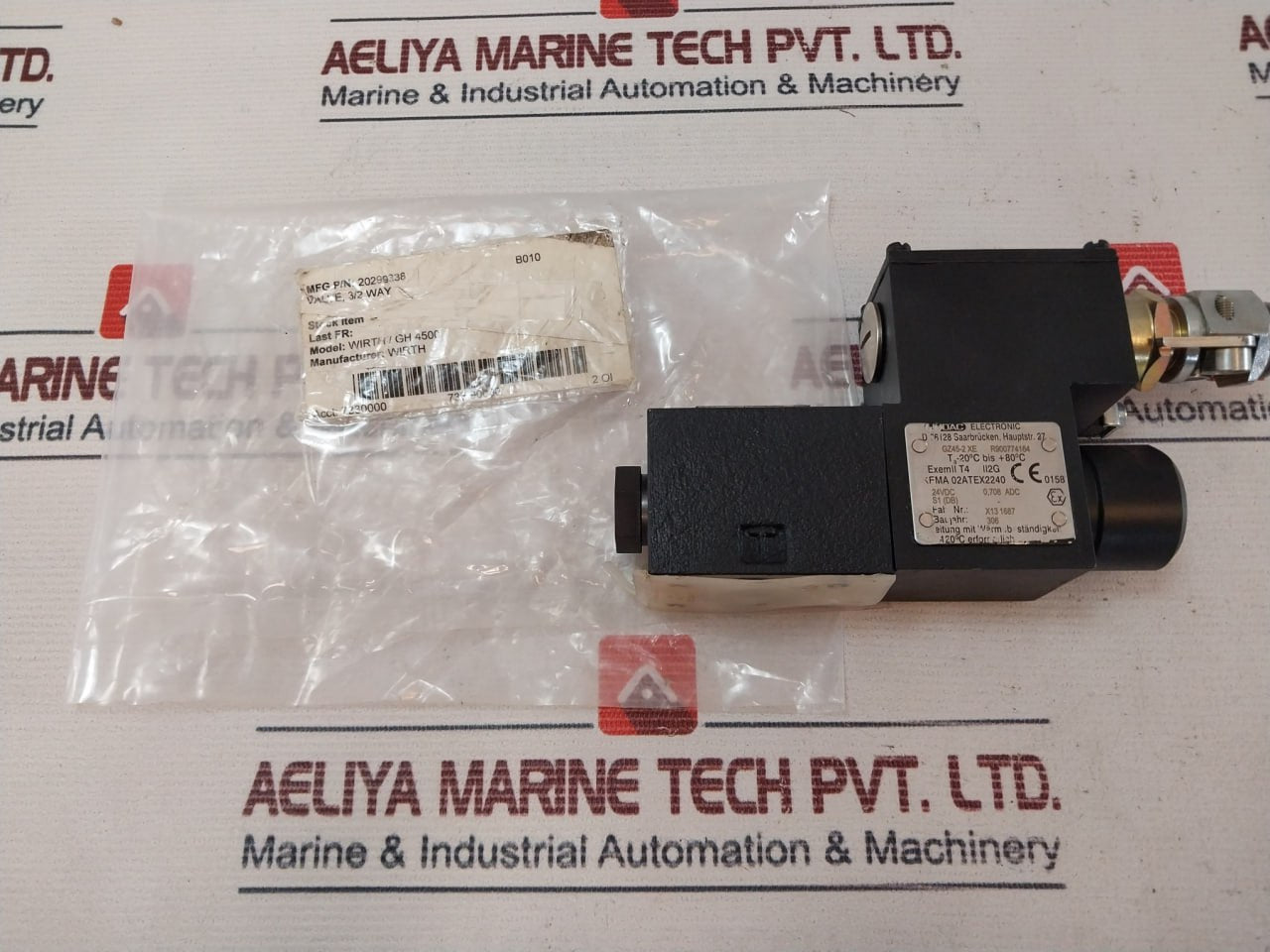 Hydac Gz45-2xe 3/2 Way Hydraulic Valve 24vdc, 210 Bar, R901269668