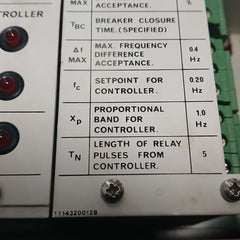 Deif 1114320007B Full-auto Synchronising Relay 200451.10