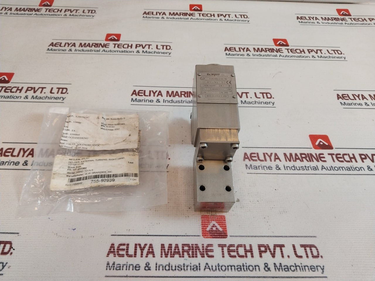 Versa Hsg-30201-xc-d024 Solenoid Valve 0-10,000 Psig 24Vdc Atex Ii 2G Eex D Iic T6