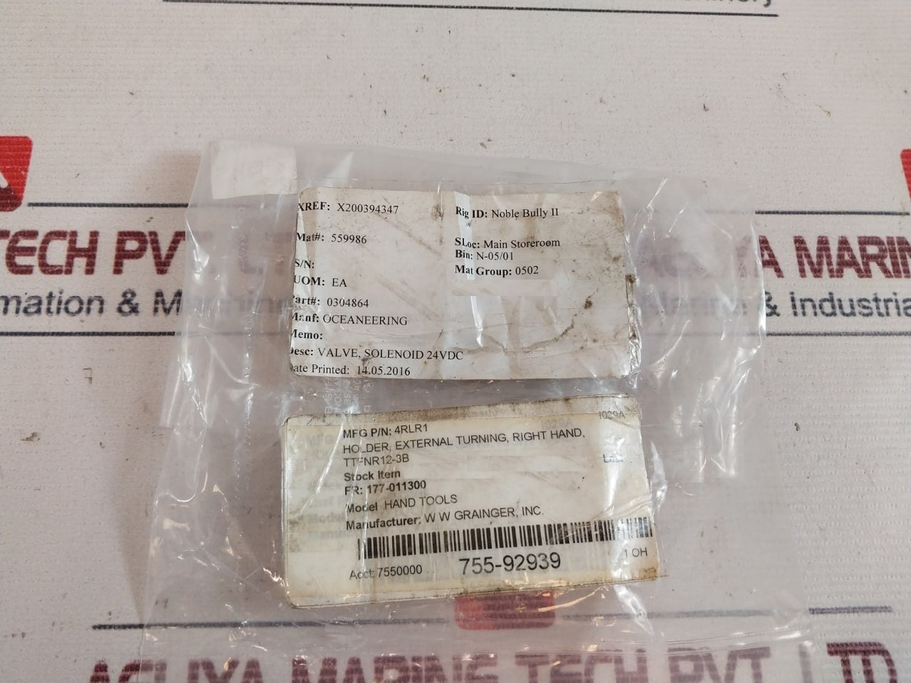 Versa Hsg-30201-xc-d024 Solenoid Valve 0-10,000 Psig 24Vdc Atex Ii 2G Eex D Iic T6