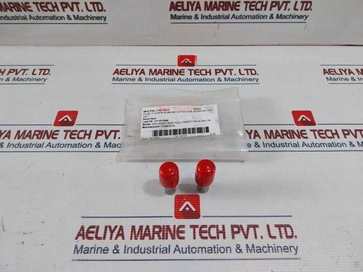 Autoclave Cpx90 Autoclave Connection 316 Sst Plug 2749108-01