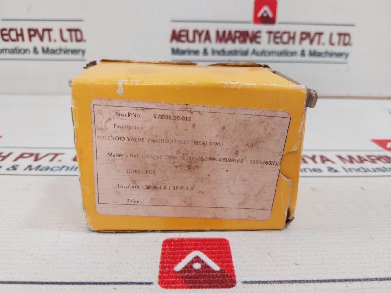 Parker E131F26 Fluid Power Solenoid Valve 115V