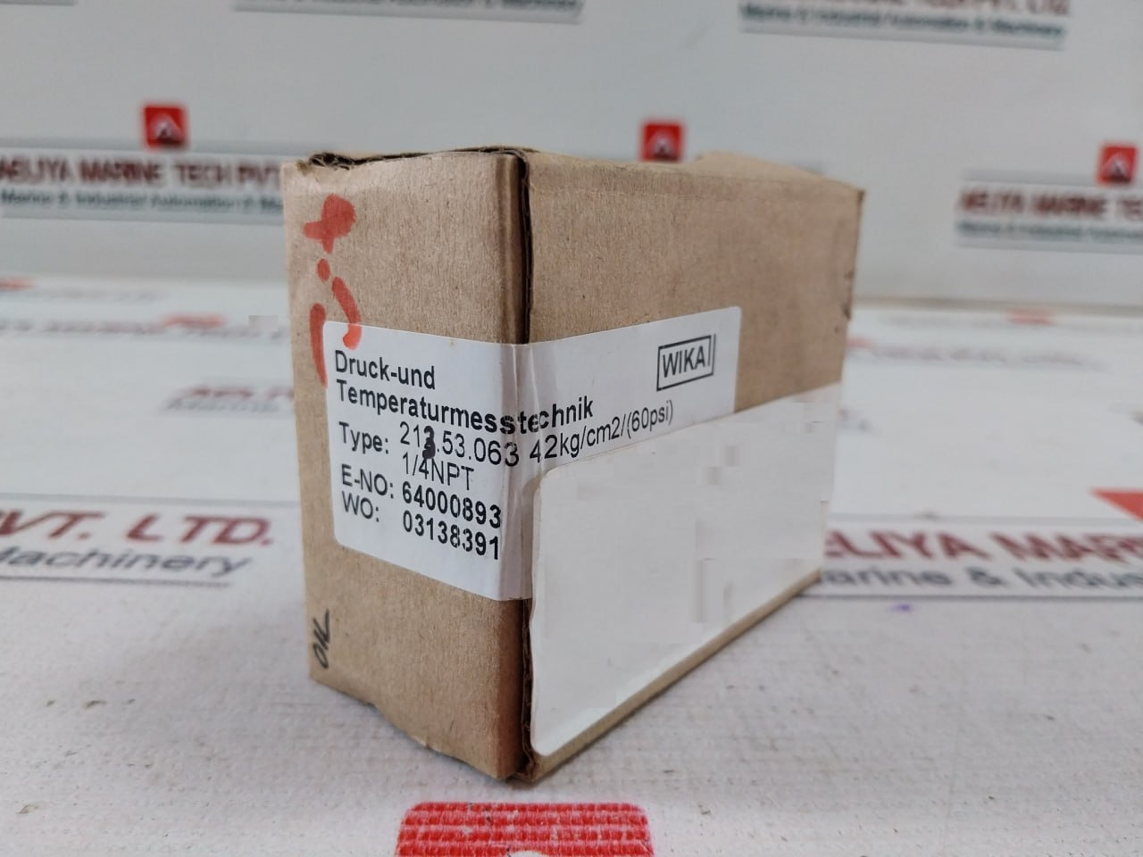 Wika 213.53.063 Pressure Gauge 0-60 Psi