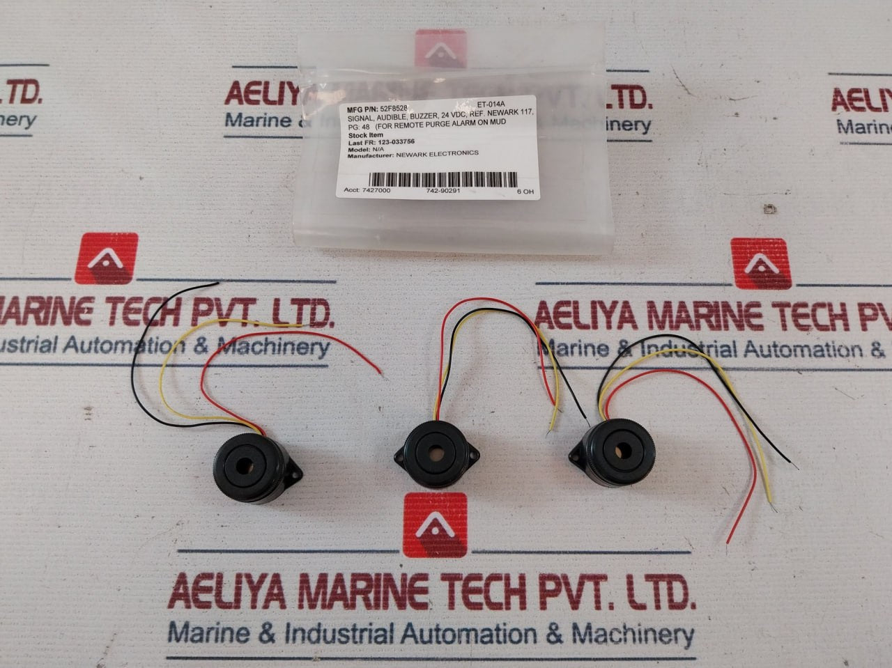 Multicomp 52F8528 Signal Audible Buzzer 24 Vdc