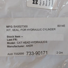 Kastas 90-105-12 Seal Kit For Hydraulic Cylinder 20 Ba0027300 4500798415