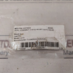 T3 Energy 20371891 Mpd Seal Assembly 2-5/10/15 Hpt Gate Valve