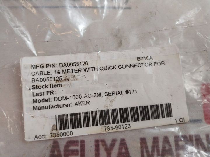 Pepperl+Fuchs V1-g-n-15M-pur Cable 15 Meter With Quick Connector For Ba0055125