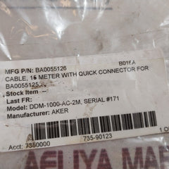 Pepperl+Fuchs V1-g-n-15M-pur Cable 15 Meter With Quick Connector For Ba0055125