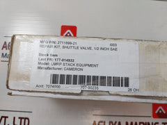 Proserv 18100-063B Gilmore Valve 1/2" Shuttle Repair Kit
