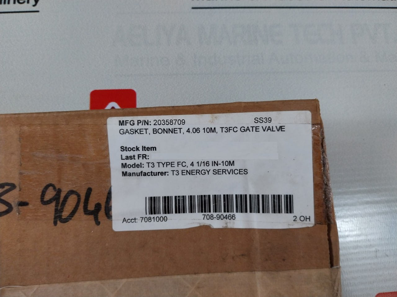 Wolar S316 Bonnet Gasket 20358709 T3 Type Fc