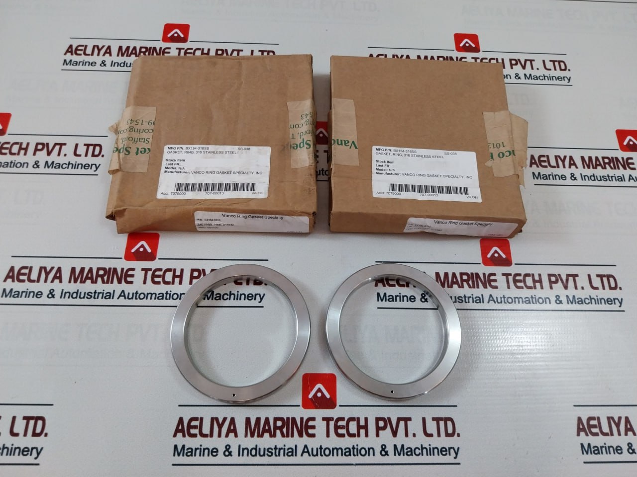 Vanco Bx154-s316-4 Gasket Ring 316 Stainless Steel Bx154-s316