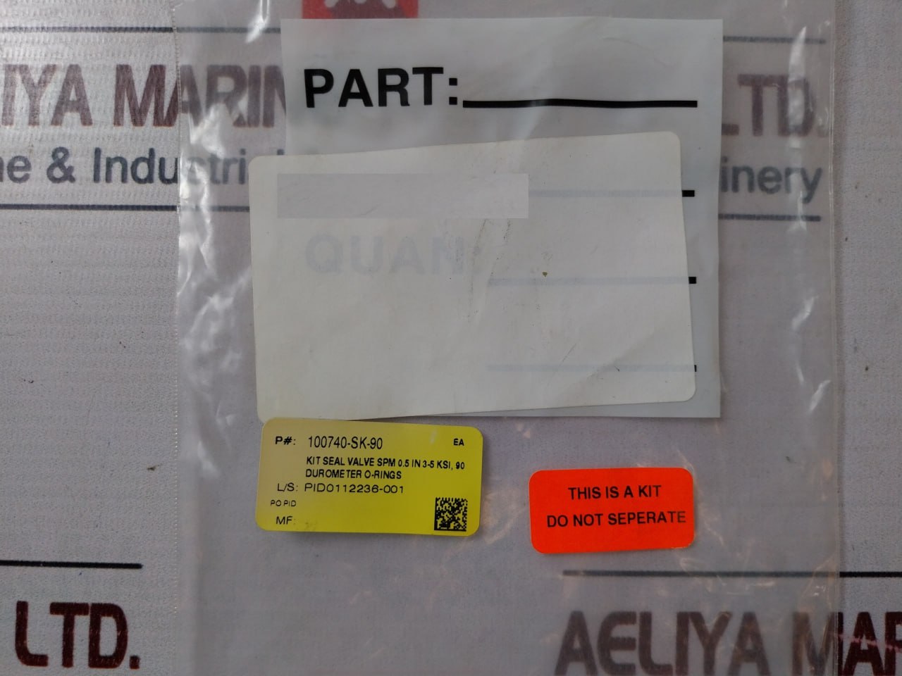 Oceaneering 100755-rk Spm Normally-closed 0.5In 3K Valve Repair Kit