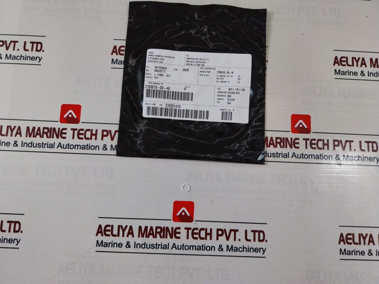 CAMERON 2185018-00-49 Drg Valve Seal Plate & Seal Ring Kit