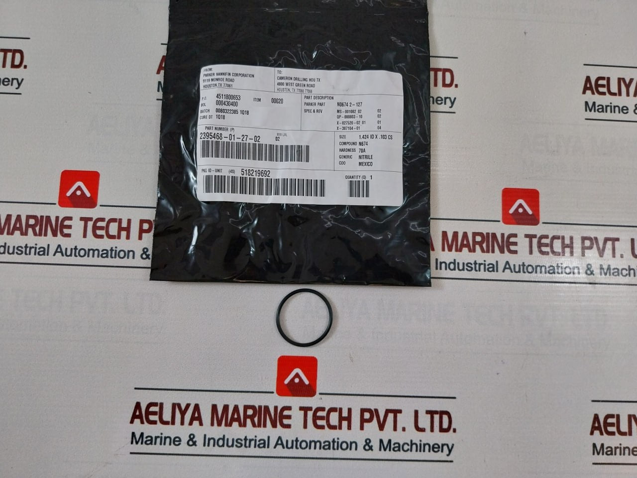 CAMERON 2185018-00-49 Drg Valve Seal Plate & Seal Ring Kit