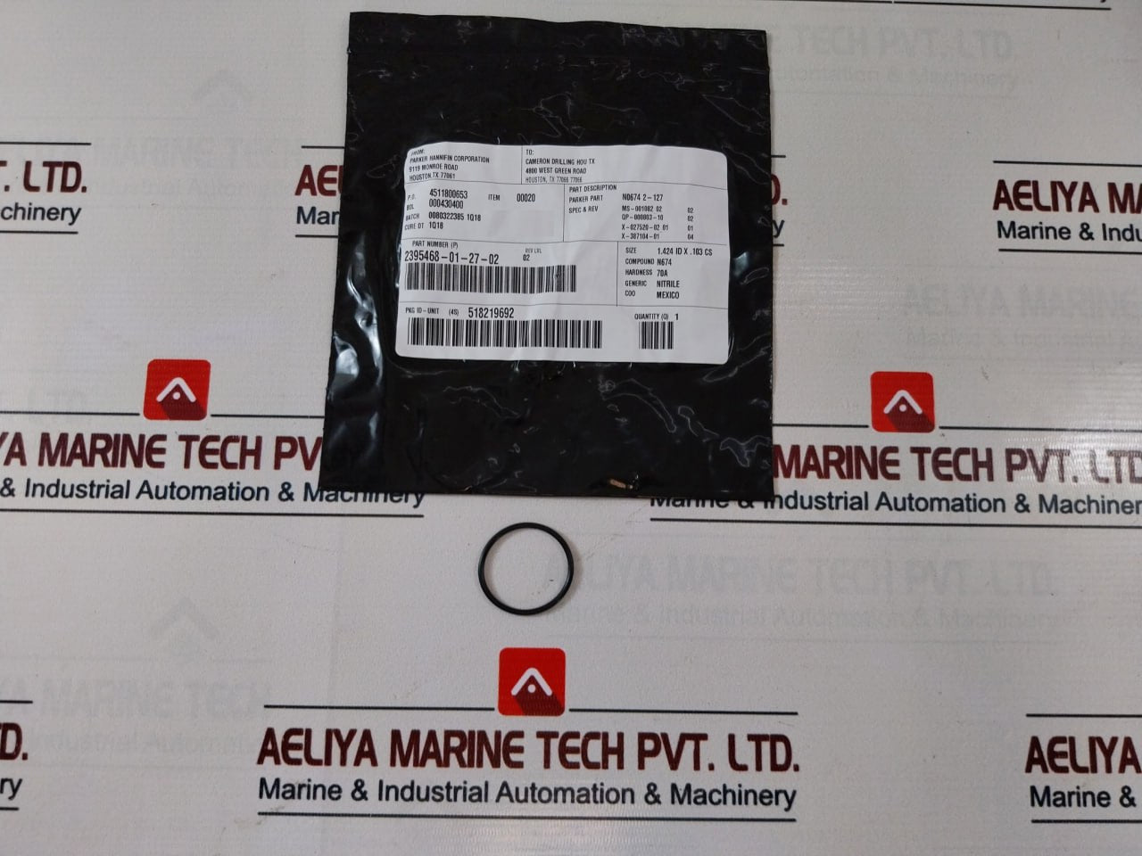 CAMERON 2185018-00-49 Drg Valve Seal Plate & Seal Ring Kit