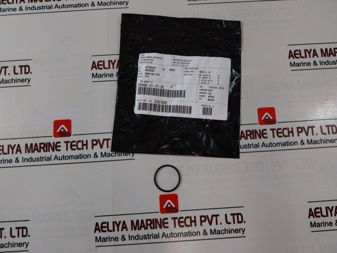 CAMERON 2185018-00-49 Drg Valve Seal Plate & Seal Ring Kit