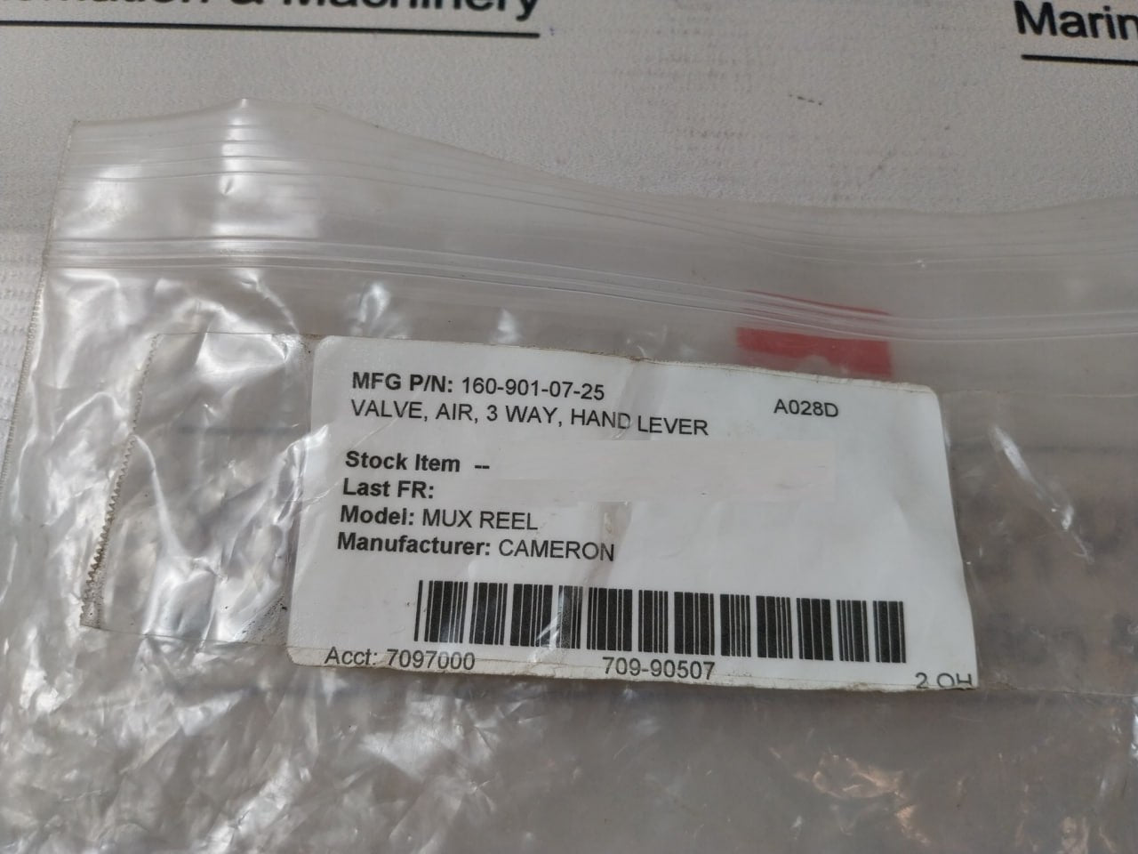 VERSA VZL-3301 3 Way Pneumatic Directional Valve