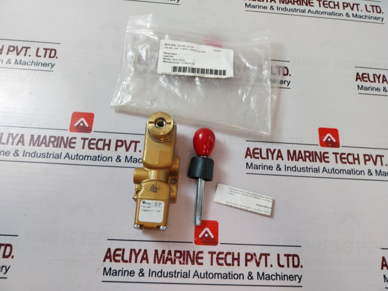 VERSA VZL-3301 3 Way Pneumatic Directional Valve