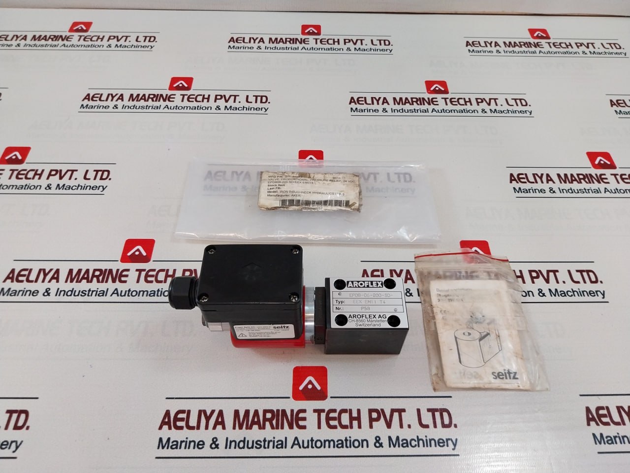 Eugen Seitz 118.195.024L Solenoid Valve 24V EEX Emii T4