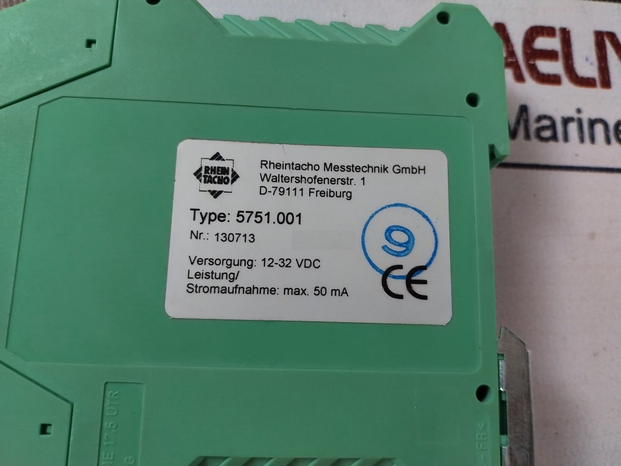 Rheintacho 5751.001 Rotational Direction Sensor With Enable Input 12-32Vdc