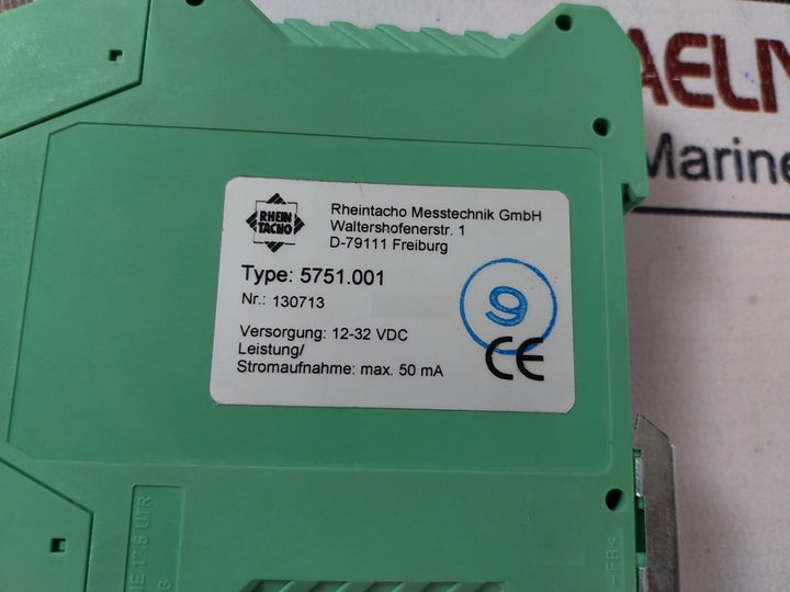 Rheintacho 5751.001 Rotational Direction Sensor With Enable Input 12-32Vdc