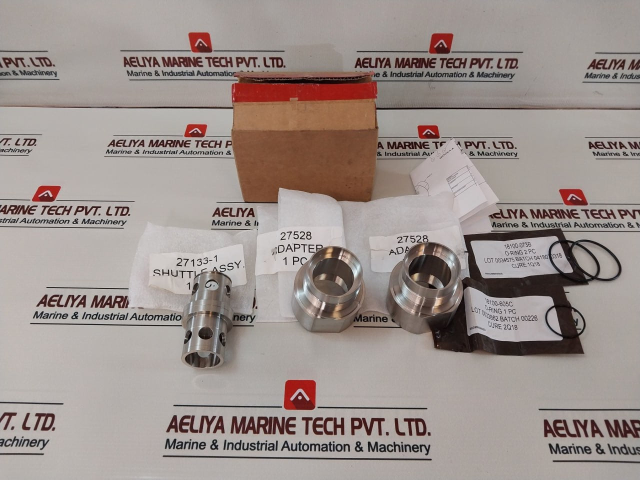 Gilmore 27133-1 Shuttle Valve With Hydraulic Dampener Adapter Repair Kit 1-1/2 Sae