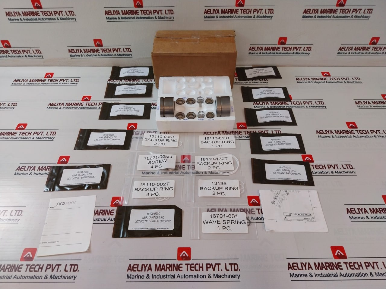 Cameron 2710354-05-01-99 Wave Spring Regulator Valve Repair Kit