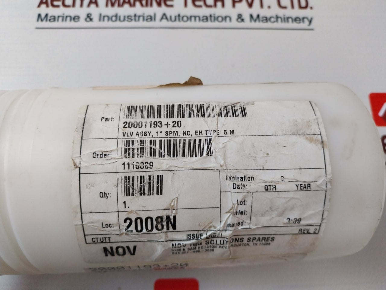 Nov 20001193+20 Cartridge Valve 7402890 Rev:C