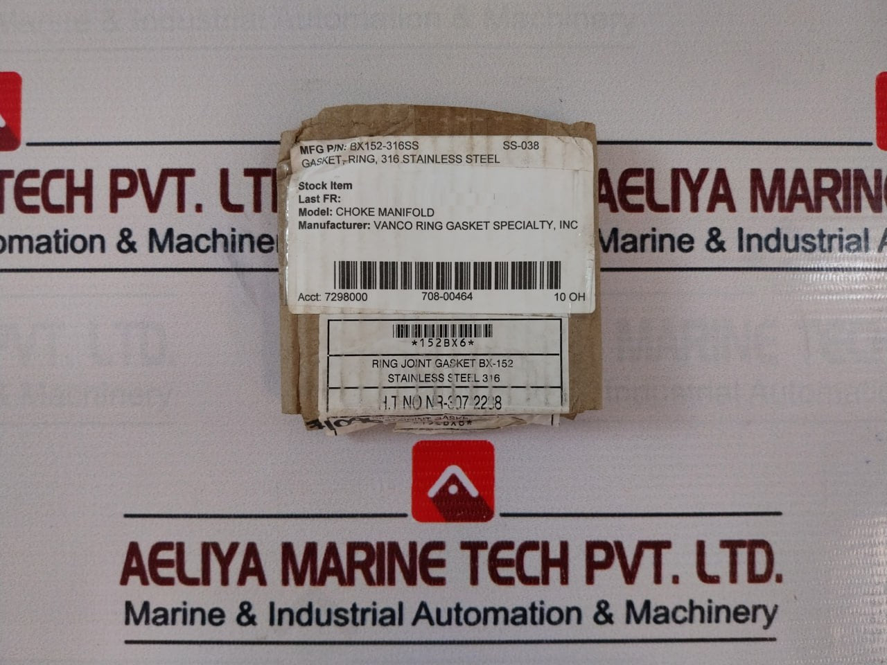 Lot of 3X Sara Sae 6A-0984 Ring Joint Gasket BX152-316SS
