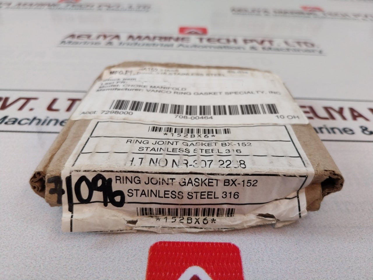 Lot of 3X Sara Sae 6A-0984 Ring Joint Gasket BX152-316SS