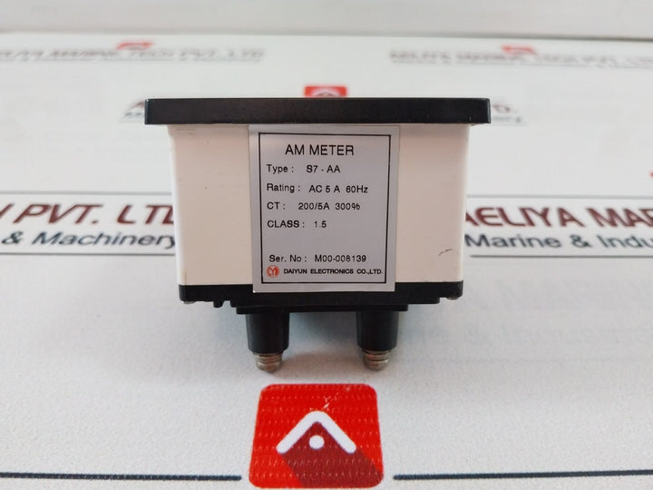 Daiyun Electronics S7-aa Am Panel Meter 0-200/600A