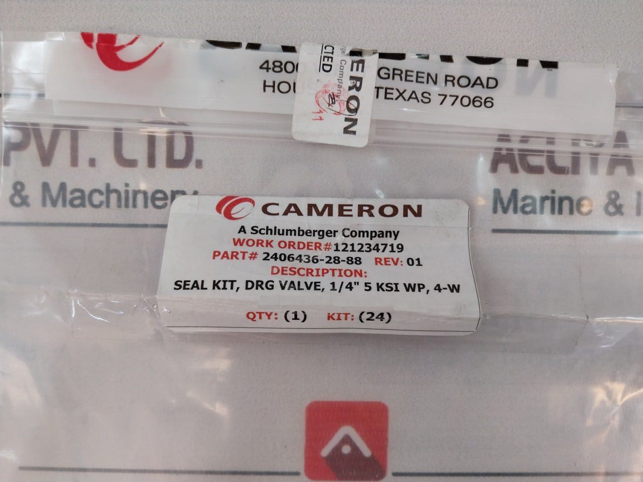 Cameron 2406436-28-99 Drg Valve Repair Kit