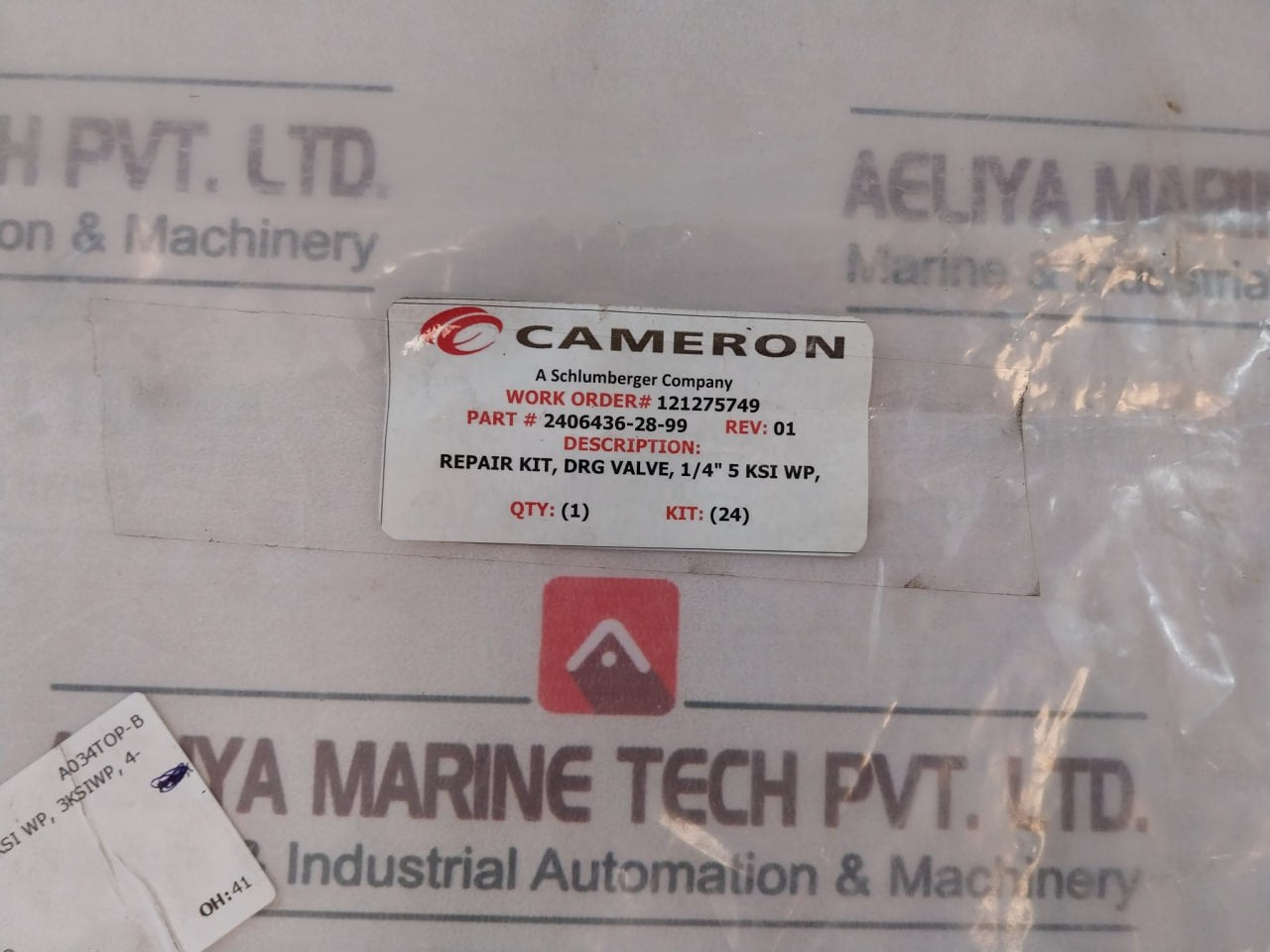 Cameron 2406436-28-99 Drg Valve Repair Kit