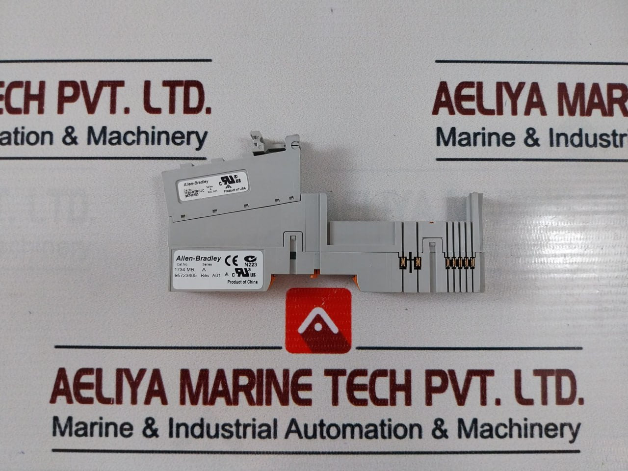 Lot Of 6X Allen-bradley 1734-mb I/O Monitoring Terminal Base 1734-rtbcjc