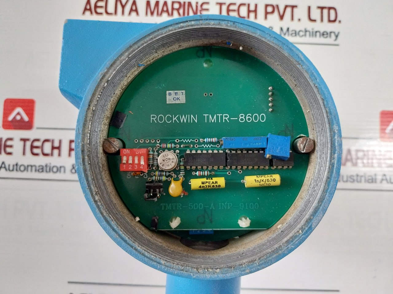 Rockwin Flowmeter 8600 Turbine Flowmeter With-tmtr 3.6 Vdc