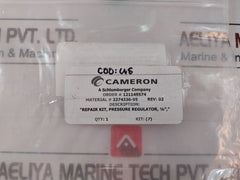 Cameron 2185018-00-59 Regulator Repair Kit