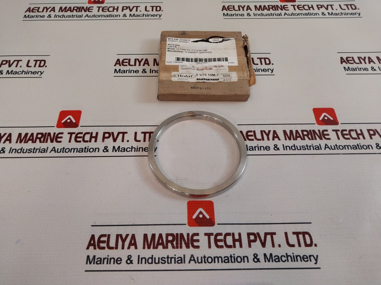 Wolar 20358413 Bonnet Gasket Ring T3 Type Fc, 2 1/16 In-15M