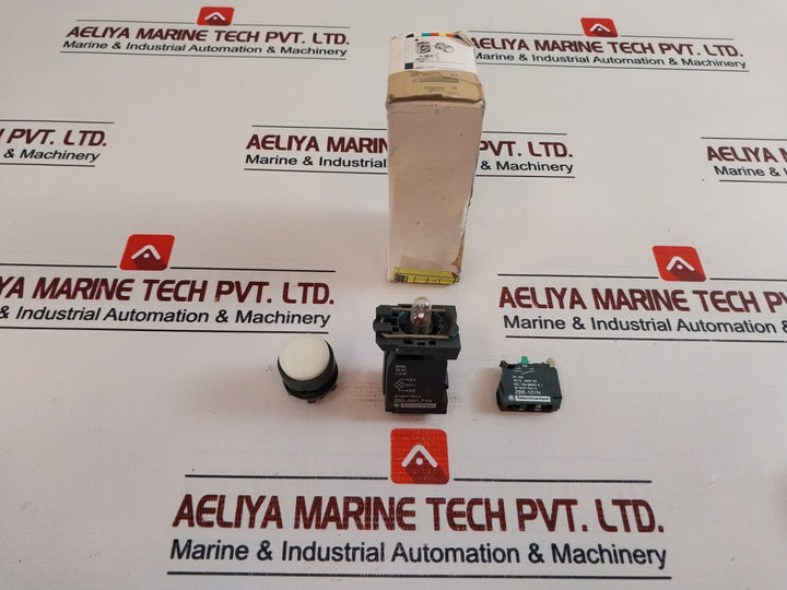 Schneider Electric XB5 AW1171N White Light Illuminated Push Button Switch