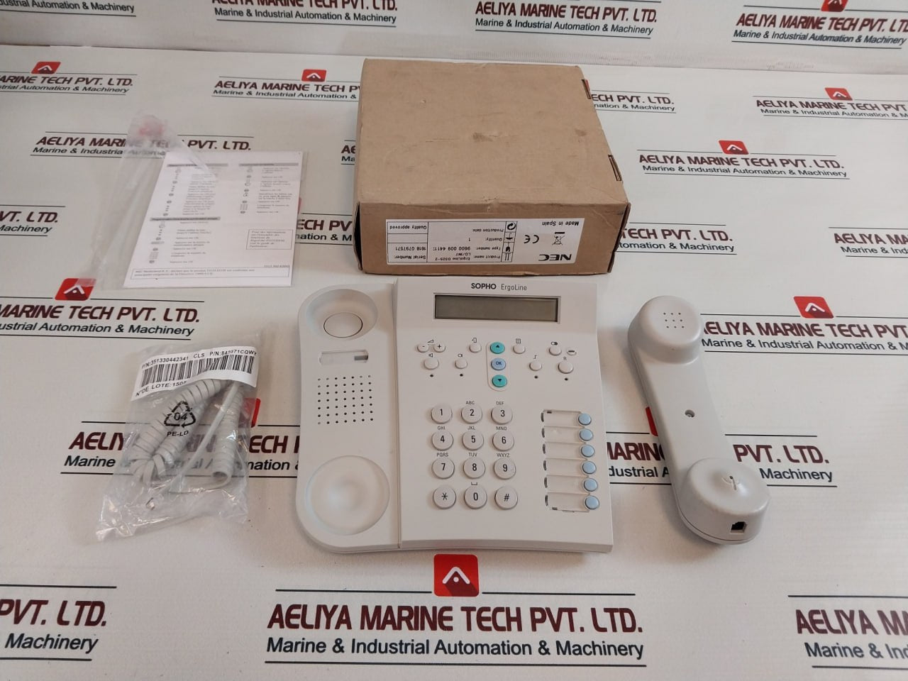 NEC Ergoline D325-2/LG/INT Desk Digital Telephone 9600 009 441 11