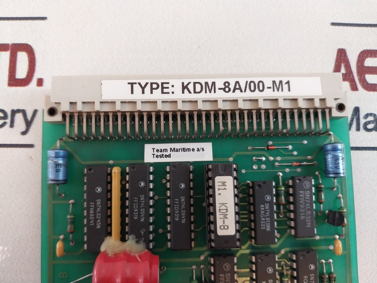 Kongsberg Kdm-8A/00-m1 7252-075.0001 Clock Memory Board Pcb
