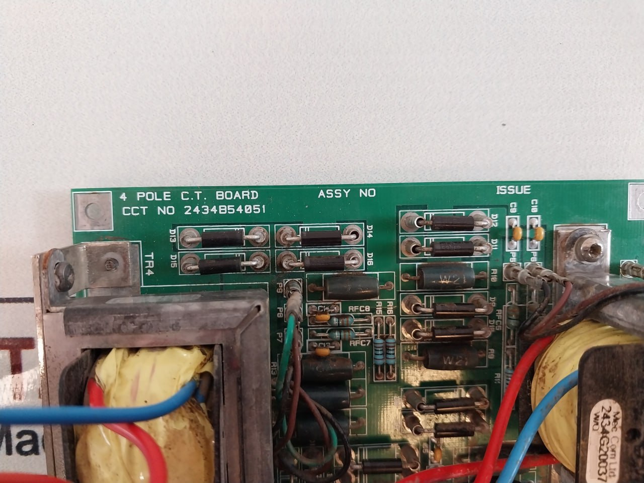 CCT 2434B54051 C.T. Board 4-Pole