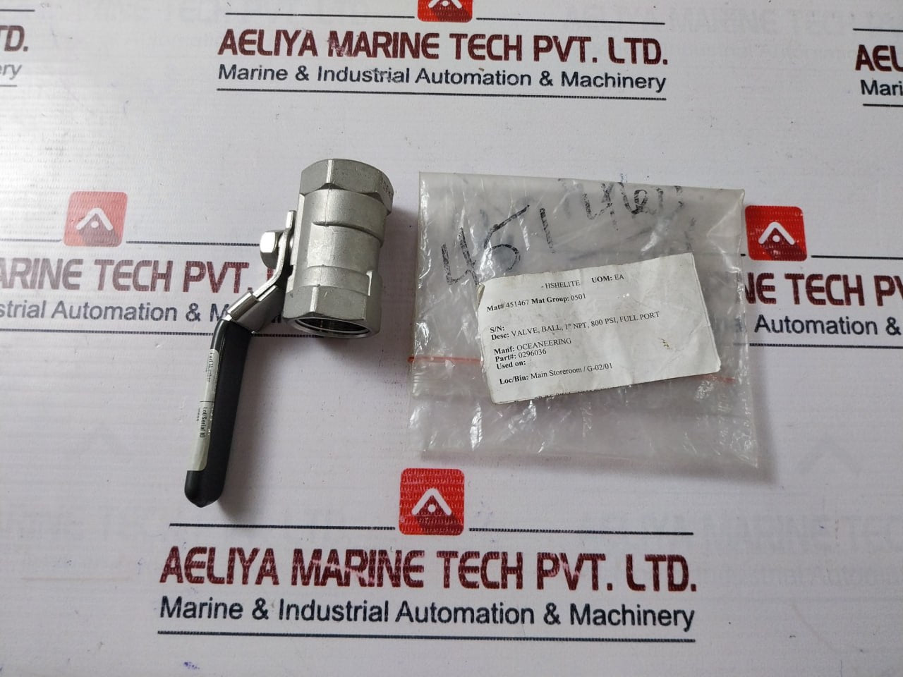 Svf Flow Controls 0296036 Ball Valve