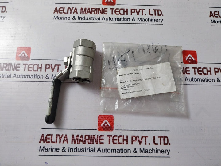 Svf Flow Controls 0296036 Ball Valve