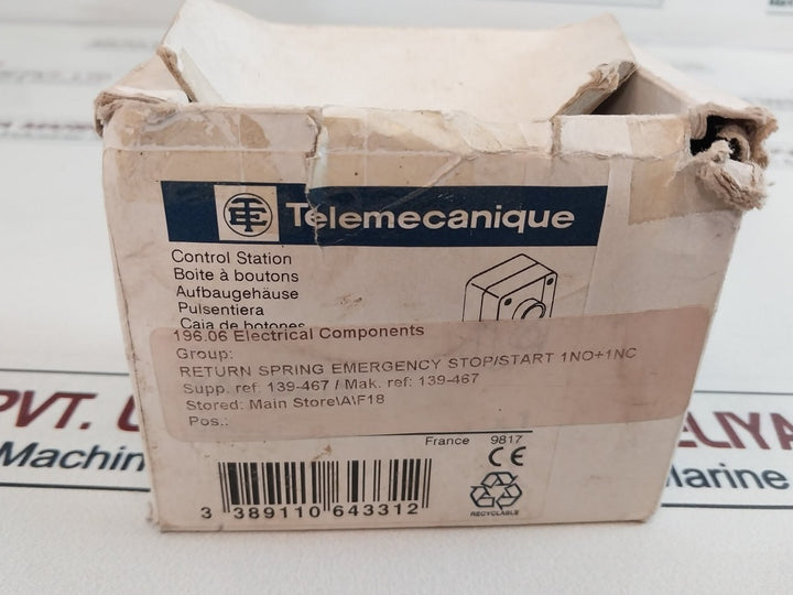 Telemecanique 139-467 Pushbutton Control Station
