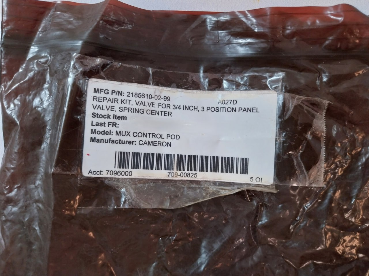 Cameron 2185610-02-99 Repair Kit