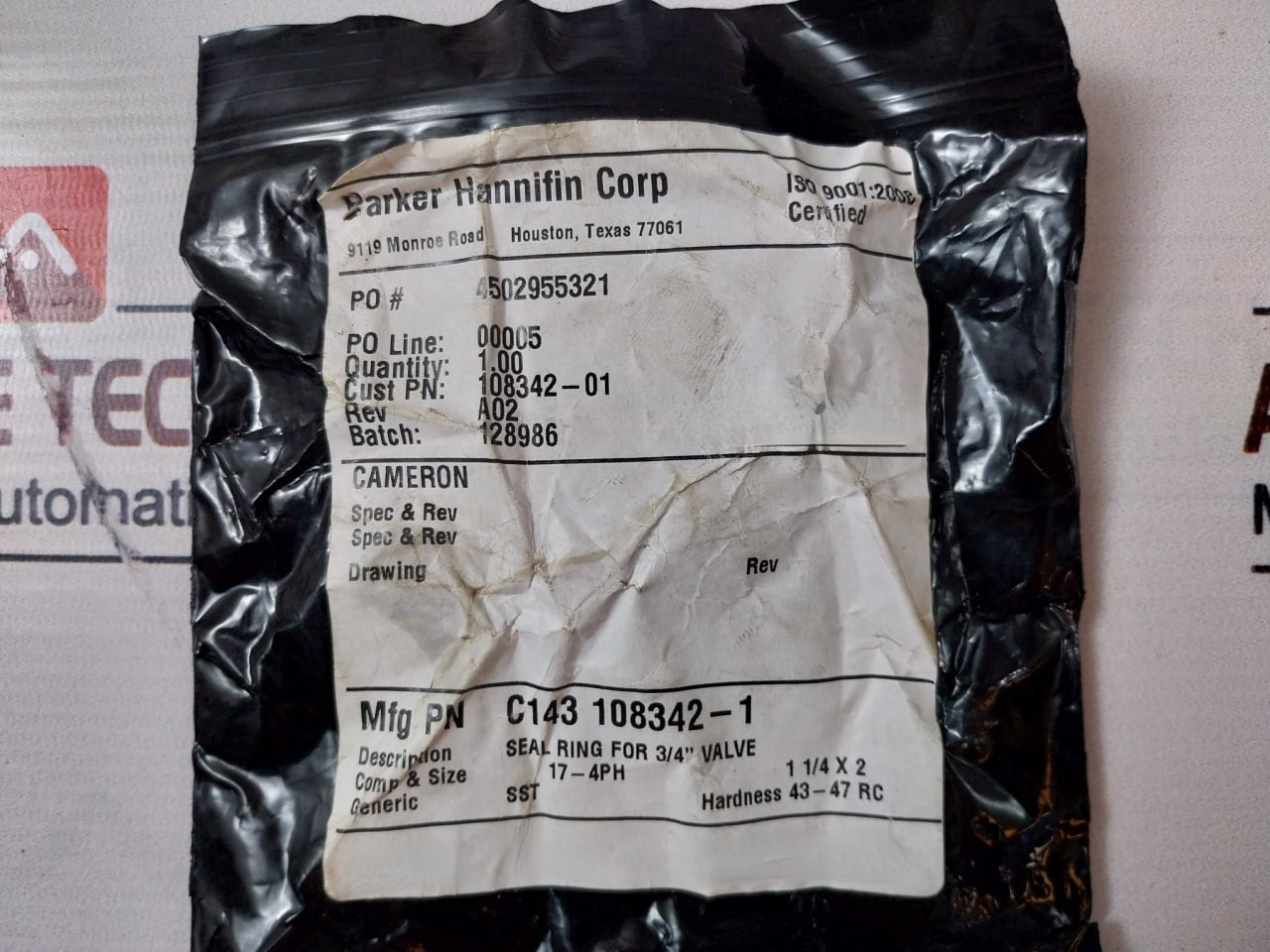 Cameron 2185610-02-99 Repair Kit