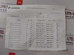 Cameron Parker Hannifin Freudenberg Oil & Gas 2185621-01-99 Hydraulic Regulator Repair Kit